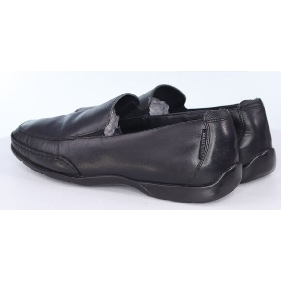 Mephisto Edilef $340 Men\'s Moc Toe Slip On Loafers Shoes Size 10 Leather Black main image 4